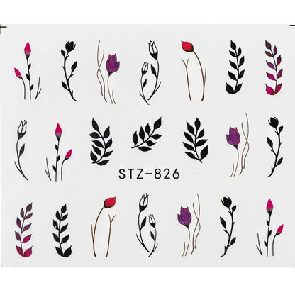 1Pcs Nail Sticker & Decal