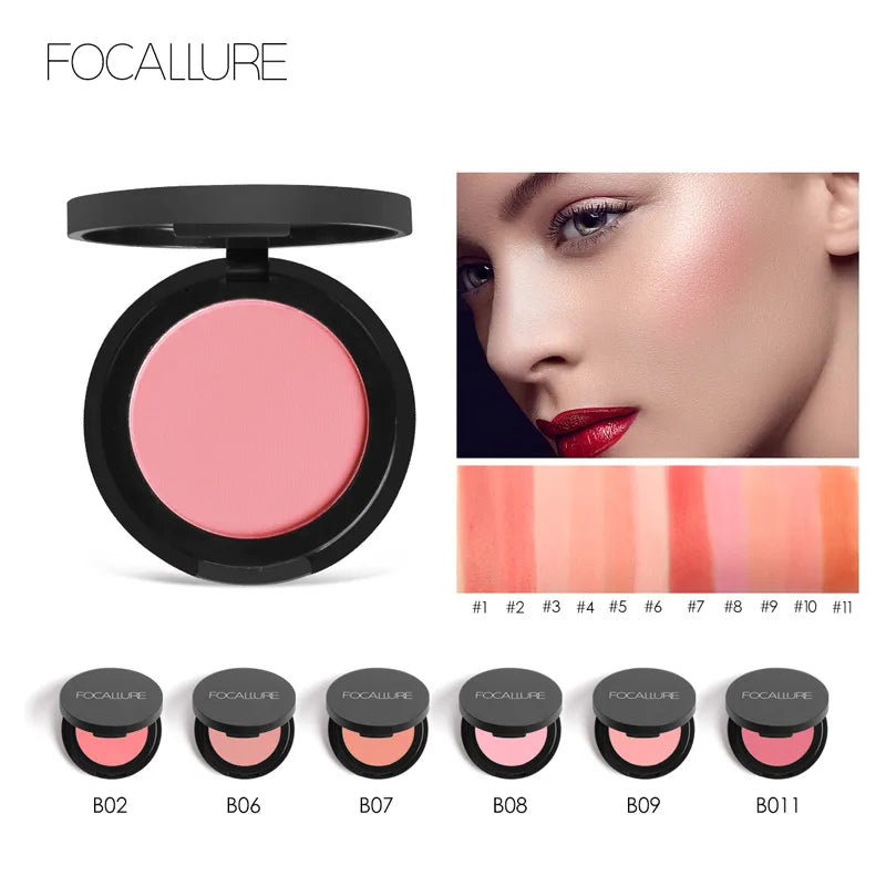 FOCALLURE 16 Color Blush Palette Makeup