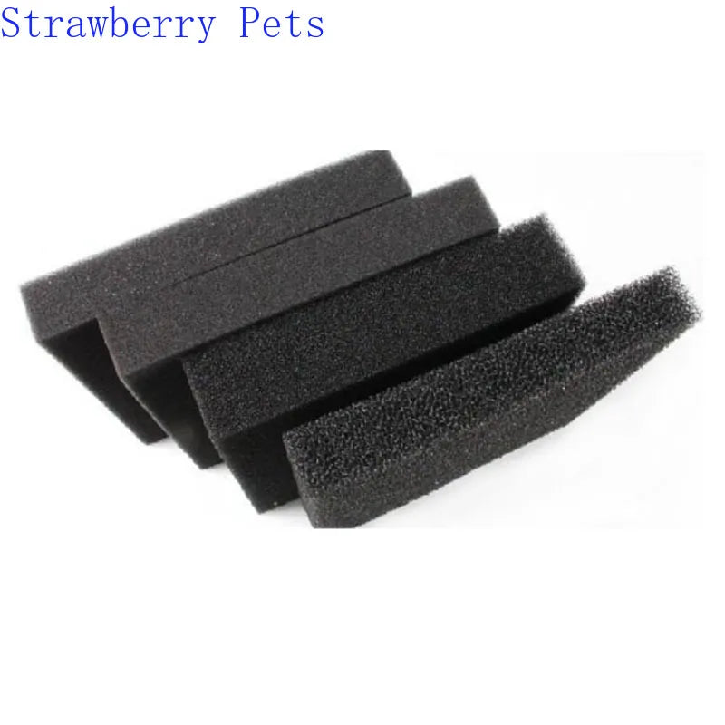 Multi Sizes Black Filtration Foam Aquarium Fish Tank Biochemical Filter Sponge Pad Skimmer Long Use Time Sponge Supply Tank