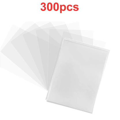 100 Pcs Transparent Playing Card Cover Clear Protector Sleeve Holder For Pokemon Board Game ID Trading Folder Photo Pouch Kit