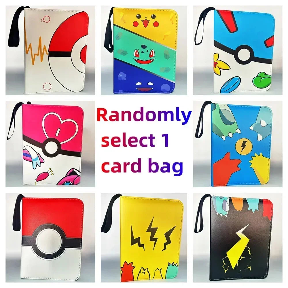 320PCS Card Album Binder Photocard PU Zipper Photo Album Carte Holder Toys Collection Folder Letters Pokemones Cards' Hobby