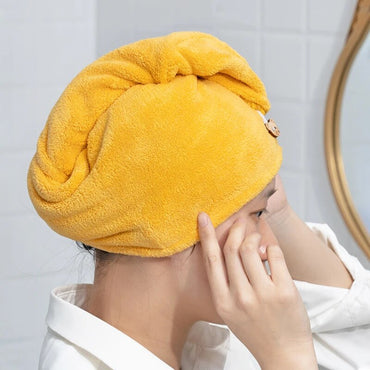 Serviette de cheveux en microfibre, enveloppe de séchage de cheveux Anti-frisottis de qualité supérieure pour femmes et hommes, chapeau de cheveux secs, Super absorbant, bonnet de bain enveloppé