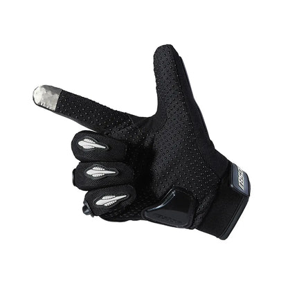 Sommar Motorcykelhandskar Andas Full Finger Guantes Luvas Outdoor Sports Protection Vattentät Racing Ridning Tillbehör