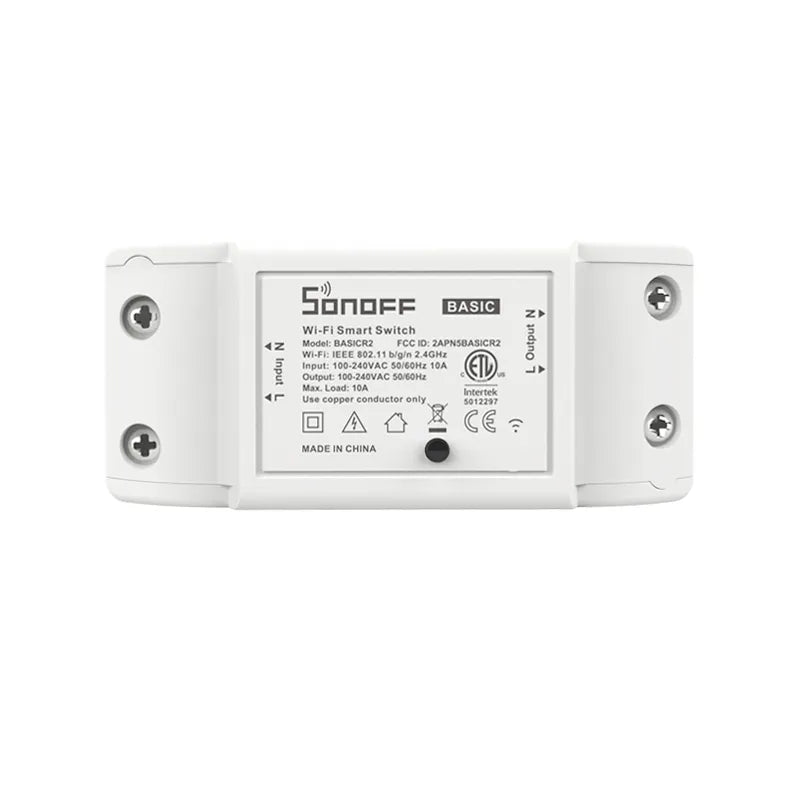 Module de commutation intelligent Wifi de base, 10A, application sans fil, télécommande, minuterie, interrupteur d'éclairage pour domotique intelligente