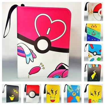 320PCS Card Album Binder Photocard PU Zipper Photo Album Carte Holder Toys Collection Folder Letters Pokemones Cards' Hobby