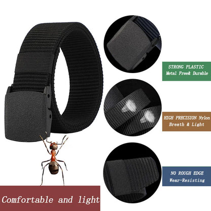 Mens Nylon Webbing Belts Canvas Casual Fabric Tactical Belt High Quality Accessories Military Jeans Army Waist Strap