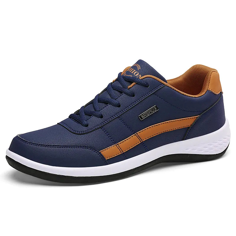 Cuir hommes chaussures baskets tendance chaussures décontractées italien respirant loisirs hommes baskets chaussures antidérapantes hommes chaussures vulcanisées