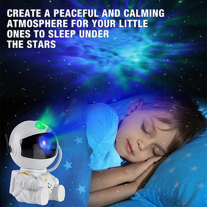 LED Astronaut Projection Light Starry Sky Atmosphere Light Galaxy Projector Night Light Desktop Decoration Light Bedroom Home Li