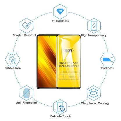 poco x3, poco-x5 x5 f5 pro tempered glass for poco x3 pro glass x5 m5s m5 film poko f5 f4 gt xiaomi poco x3 pro screen protector