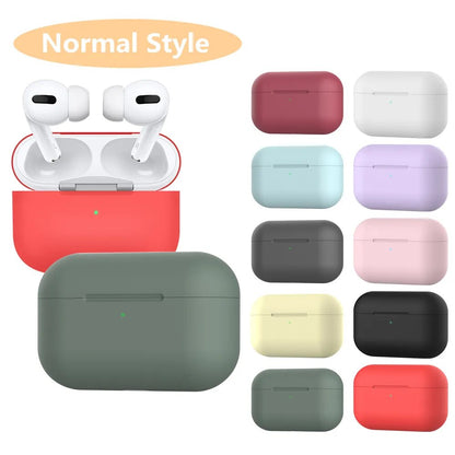 Silicone Cover Case For apple Airpods Pro Case Air Pods 3 Bluetooth Case Protective For Air Pod Pro 3 Earphone Accessories