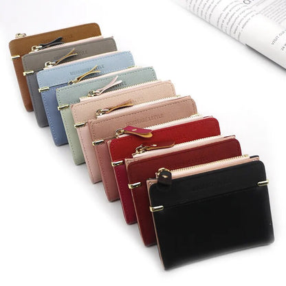 Portefeuille femme court femmes porte-monnaie mode portefeuilles pour femme porte-carte petit dames portefeuille femme moraillon Mini pochette pour fille