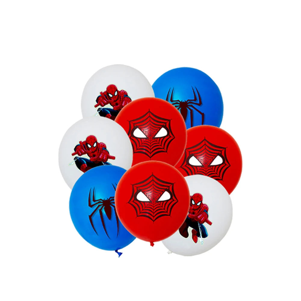 10/20/30pcs Spiderman 12 Inch Latex Balloons Air Globos Boys Birthday Party Decorations Toys For Kid Baby Shower Party Supplies