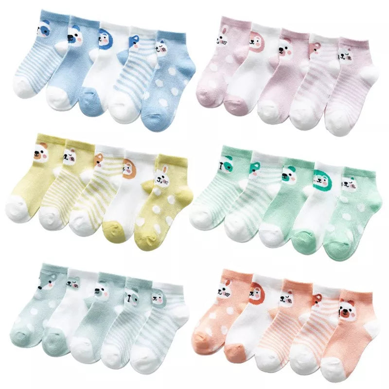 5 paires/lot enfant en bas âge bébé garçon chaussettes été maille mince bébé chaussettes pour filles coton nouveau-né infantile bébé fille chaussettes pas cher trucs