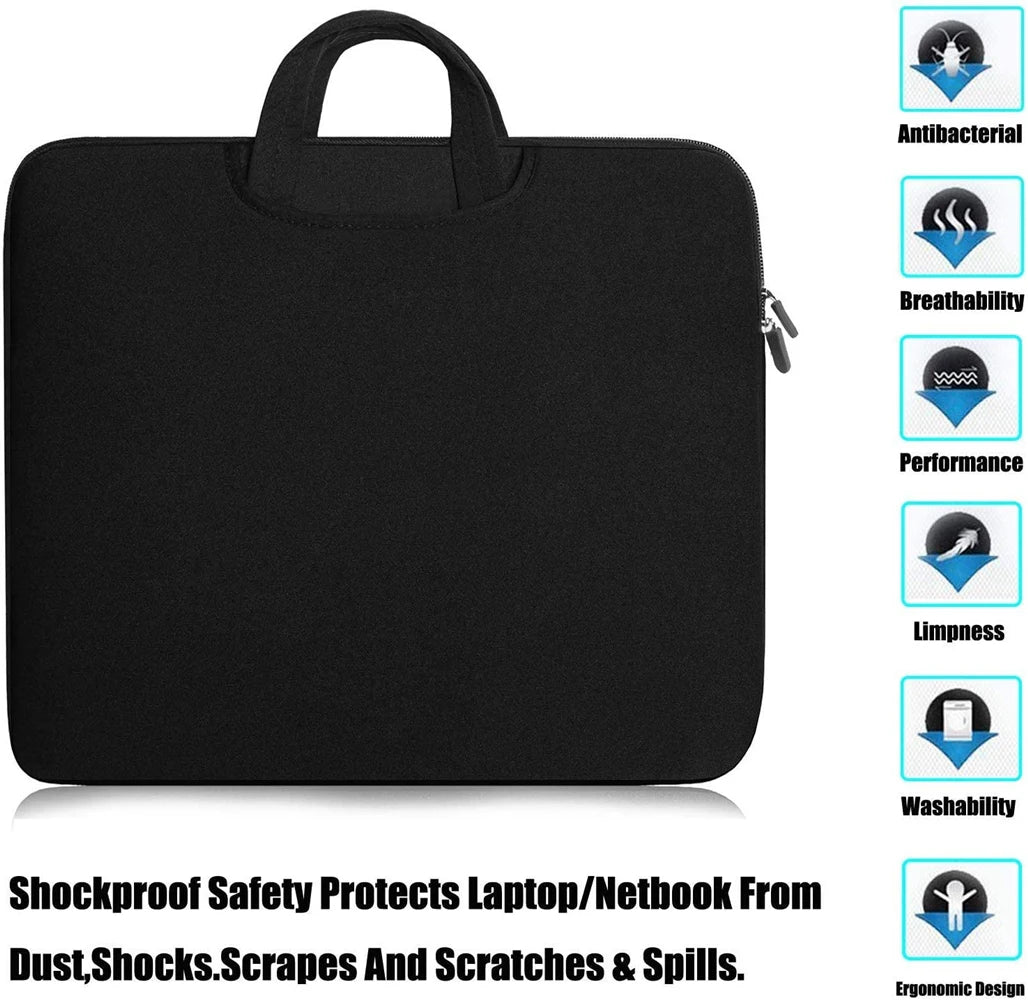 Soft Laptop Handbag 11/13/14/15 inch Notebook Carry Bag Computer Protective Case for Macbook  Laptop Sleeve Briefcase