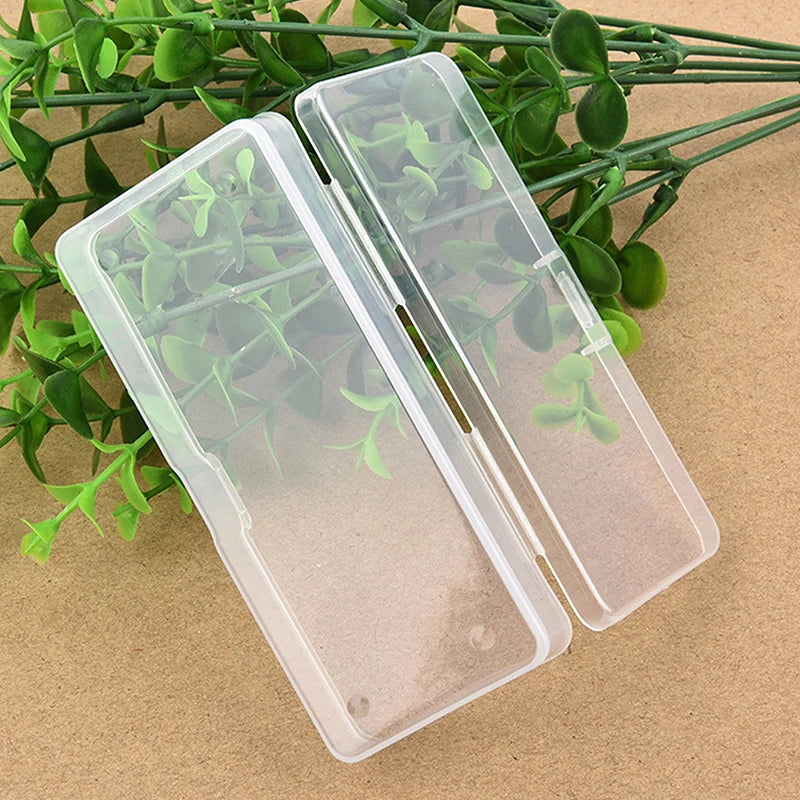 1PC Clear Plastic Box Rectangular Box Translucent Box Packing Storage Box Dustproof Durable Strong Jewelry Case Container