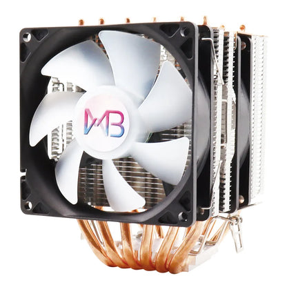 6 Heatpipes RGB CPU Kylare Kylare Tyst PWM 4PIN 150W För Intel LGA 1150 1151 1155 1200 1700 2011 X79 X99 AM3 AM4 Ventilator