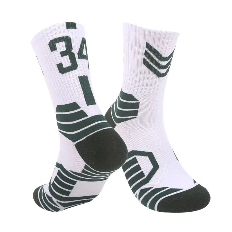 Chaussettes de basket-ball Elite pour hommes, chaussettes de course en plein air, antidérapantes, respirantes, absorbant la sueur, pour cyclisme, nouvelle collection