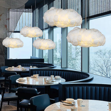 Modern Floating Cloud Led Pendant Lights Living Dining Children Room Chandelier Lighting Kitchen Bar Club Hanging Lamp Luminaire