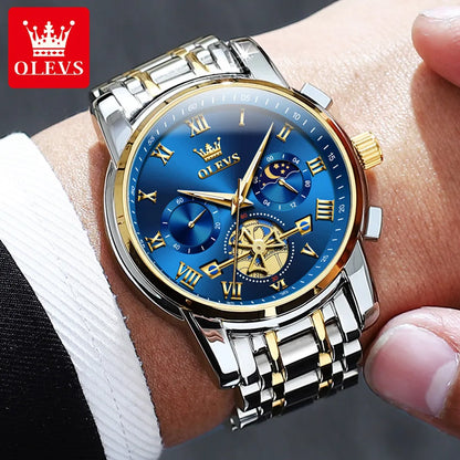 Top Brand Men's Watches Classic Roman Scale Dial Luxury Wrist Watch for Man Original Quartz Waterproof Luminous Male reloj