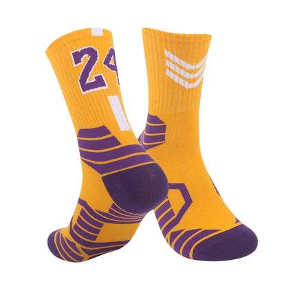 Chaussettes de basket-ball Elite pour hommes, chaussettes de course en plein air, antidérapantes, respirantes, absorbant la sueur, pour cyclisme, nouvelle collection