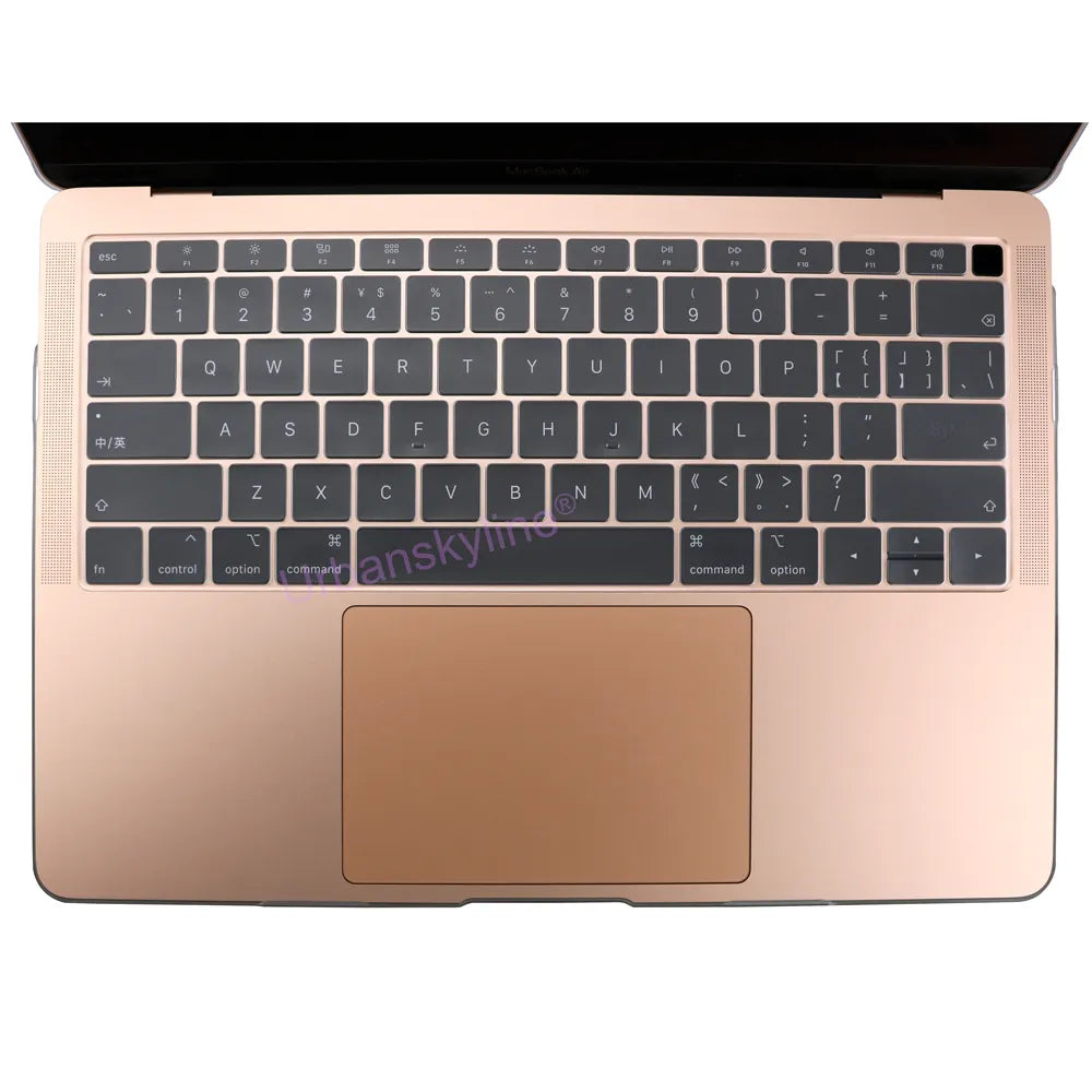 Housse de clavier pour Macbook Air 13 15 M2 Pro 13 M1 14 Max 16 Bar ID Retina 11, coque de protection en Silicone 2337 A2779 A2681 A2941