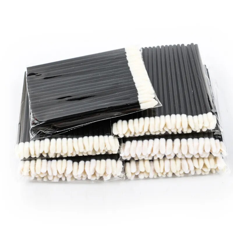 50/500/1000pcs Diposable Lip Brush Makeup Mascara Wands Lipstick Micro Brushes Applicators Cleaner for Eyelash Extension