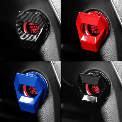 Car Engine Start Stop Switch Button Cover Decorative Auto Accessories Push Button Sticky Cover Car Interior Car-Styling