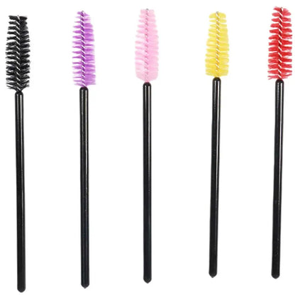 Eyelash Extension Disposable Eyebrow brush Mascara Wand Applicator Spoolers Eye Lashes Cosmetic Brushes Set makeup tools