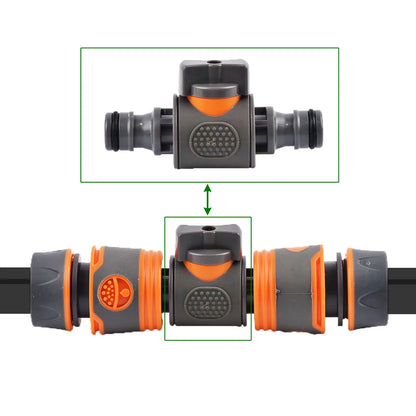 Connecteur rapide pour tuyau d'arrosage, 1/2, 3/4, 1 pouce, coupleur de tuyau, arrêt de connexion d'eau, Joint de réparation, adaptateur de système d'irrigation, 32/3/4, 1 pouce