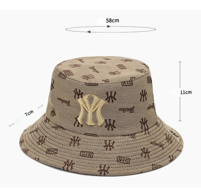 Fashion New High Quality Women Men Bucket Hats Cool Lady Male Panama Fisherman Cap Outdoor Sun Cap Hat For Women Men