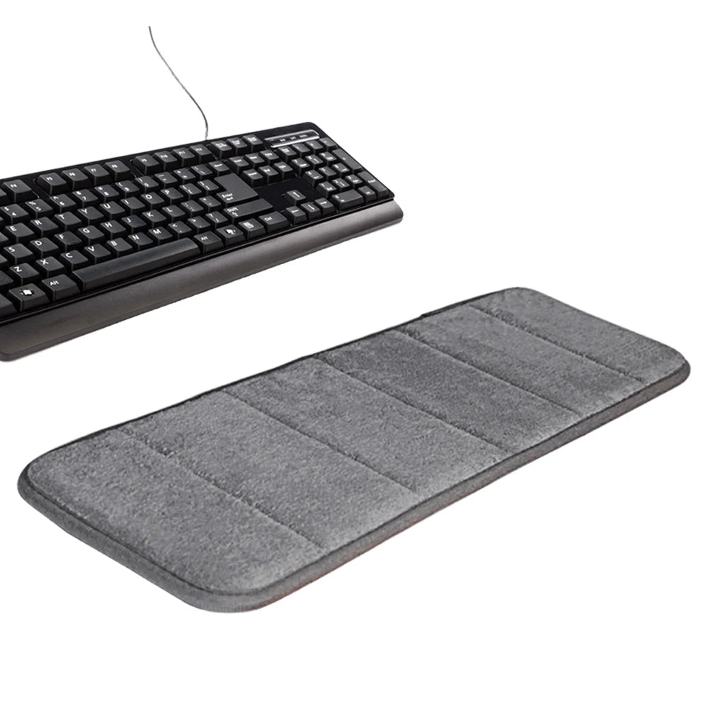 Vococal Ultra Memory Cotton Keyboard Pad Soft Sweat-absorbent Anti-slip Computer Wrist Elbow Mat Gift for Office Table Desktop