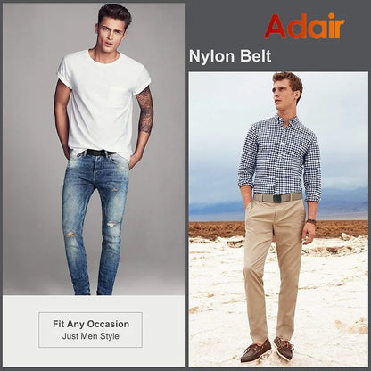 Ceintures en Nylon pour hommes, en toile, tissu décontracté, ceinture tactique, accessoires de haute qualité, Jeans militaires, sangle de taille de l'armée