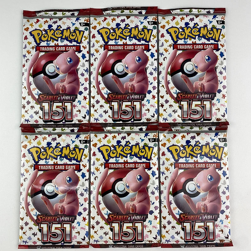 10/20Pcs English Pokemon TCG: Evolutions Scarlet & Violet 151 classics Expansion Booster GX Vmax EX Mega Pokemon trade cards