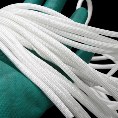 1/5M ID 1mm ~ 40 mm Braided Fiberglass Sleeve 600 Deg.C High Temperature Chemical Glass Fiber Tube Fiberglass Sleeving