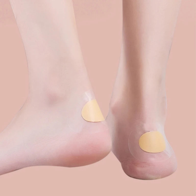 30pcs Gel Heel Protector Foot Patches Adhesive Blister Pads Hydrocolloid Heel Liner Shoes Stickers Pain Relief Plaster Foot Care