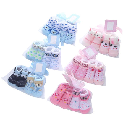 2Pairs/lot Infant Baby Socks Autumn Cotton Baby Socks for Girls Newborn Boy Toddler Fashion Socks Baby Clothes Accessories 0-12