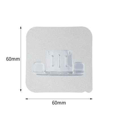 Support de rangement pour rasoir pour hommes, sans poinçon, crochet mural, étagère de salle de bains, organisateur, accessoire de salle de bains, 1/2 pièces