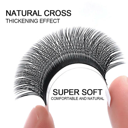 New Arrival YY Shape lash Fluffy Individual Eyelash Extensions Natural and Soft Lash Wholesale/Supplies