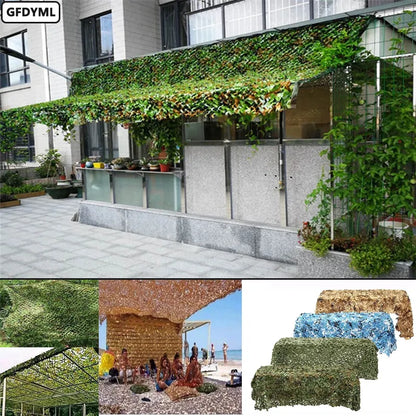 Military camouflage net gazebo camouflage net shade net garden decoration net green jungle camouflage white camouflage beige 2x3