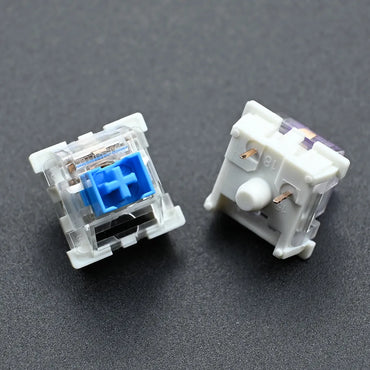 Outemu Switch Mekanisk tangentbordsomkopplare 3Pin Clicky Linjär Taktil Tysta Switchar RGB LED SMD Gaming kompatibel med MX Switch