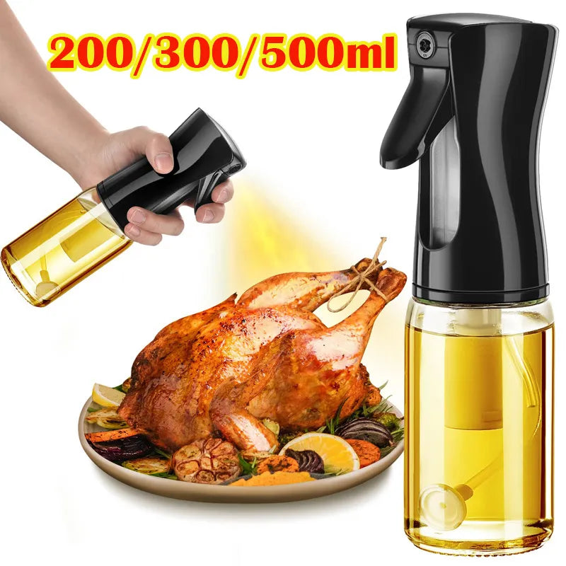 200/300/500 ml oljespray för köksolja Nebulisator Dispenser Spray Oljespruta Airfryer BBQ Camping Olivolja Diffuser Matlagning