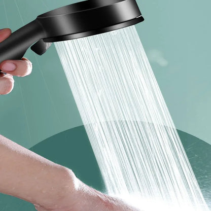 High Pressure Shower Head 5 Modes Adjustable Showerheads with Hose Water Saving One-Key Stop Spray Nozzle Bathroom Accessories