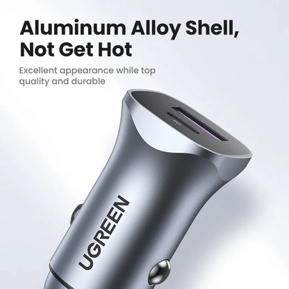 Car Charger Type C Fast USB Charger for iPhone 15 14 13 Xiaomi Car Charging Quick 4.0 3.0 Charge Mobile Phone PD Charger