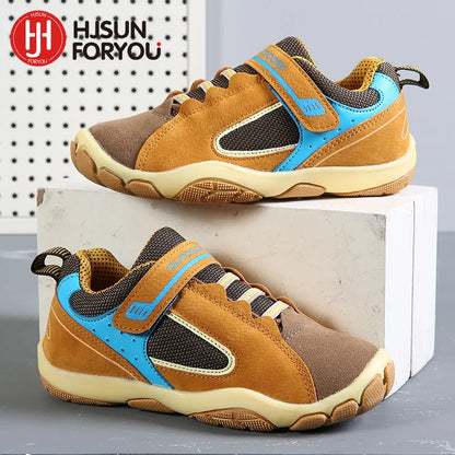 Spring Autumn PU Leather Children Shoes Waterproof Kids Sneakers Breathable Girls and Boys Sports Shoes Outdoor Trainers