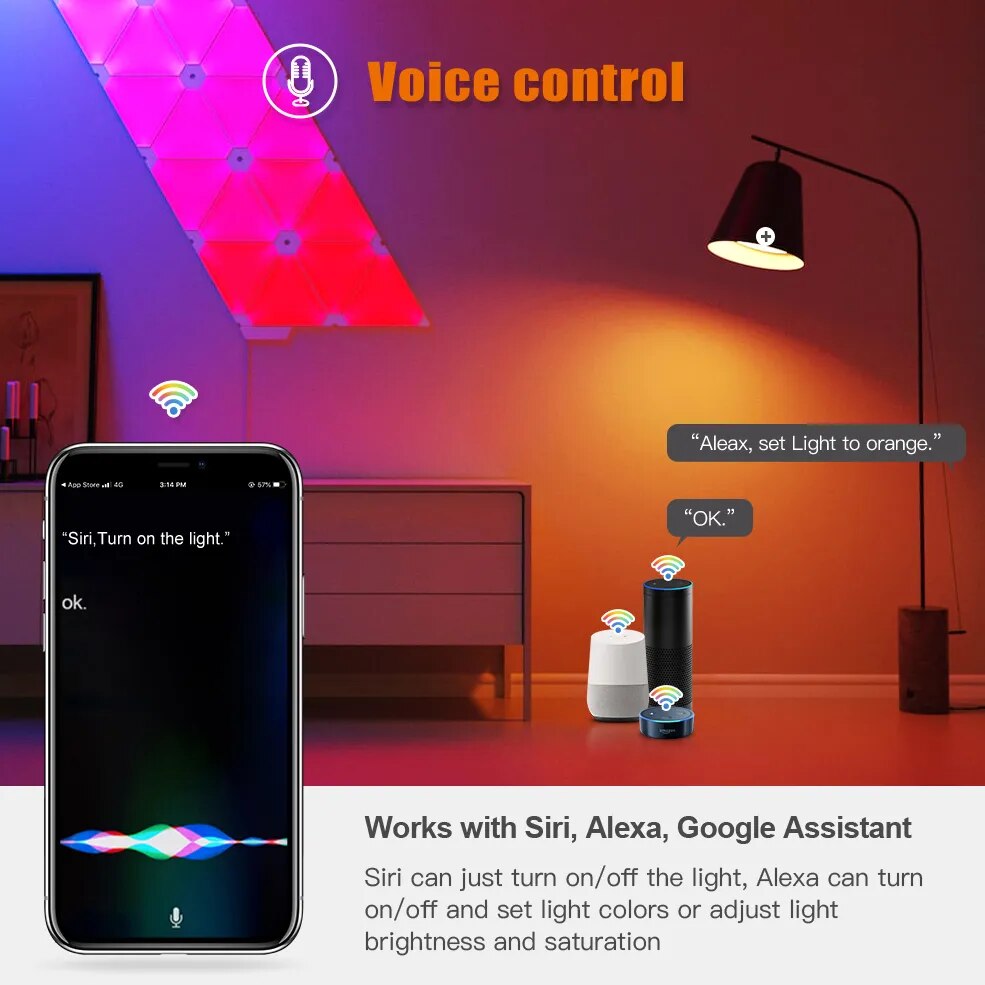 Tuya E27 Led Lights Bulb RGB CW WW Wifi Led Lamp Alexa Smart Bulb Compatible With Google Assistant For Smart Home Decoration