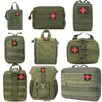 Military EDC Tactical Bag Waist Belt Pack Hunting Vest Emergency Tools Pack Outdoor Medical First Aid Kit Camping Survival Pouch