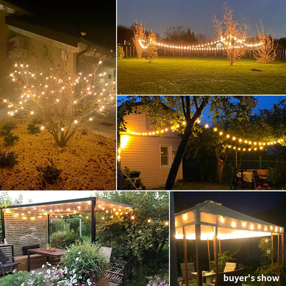 9M 18M  26M Festoon LED String Light G40 Shatterproof Globe Bulb Patio Light Outdoor Garland Light For Garden Wedding Decoration