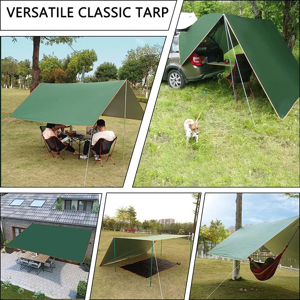 Auvent imperméable ultraléger, bâche de tente, auvent de jardin, Camping en plein air, touristique, plage, abri solaire, 4x4m, 4x3m, 3x3m