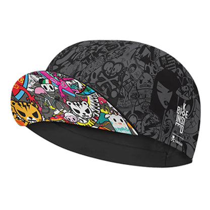 Casquette de cyclisme en Polyester, classique rétro bière café crème glacée dessin animé, chapeaux de sport à séchage rapide, cagoule de vélo d'été