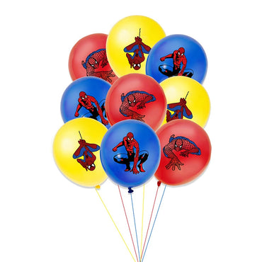 10/20/30pcs Spiderman 12 Inch Latex Balloons Air Globos Boys Birthday Party Decorations Toys For Kid Baby Shower Party Supplies